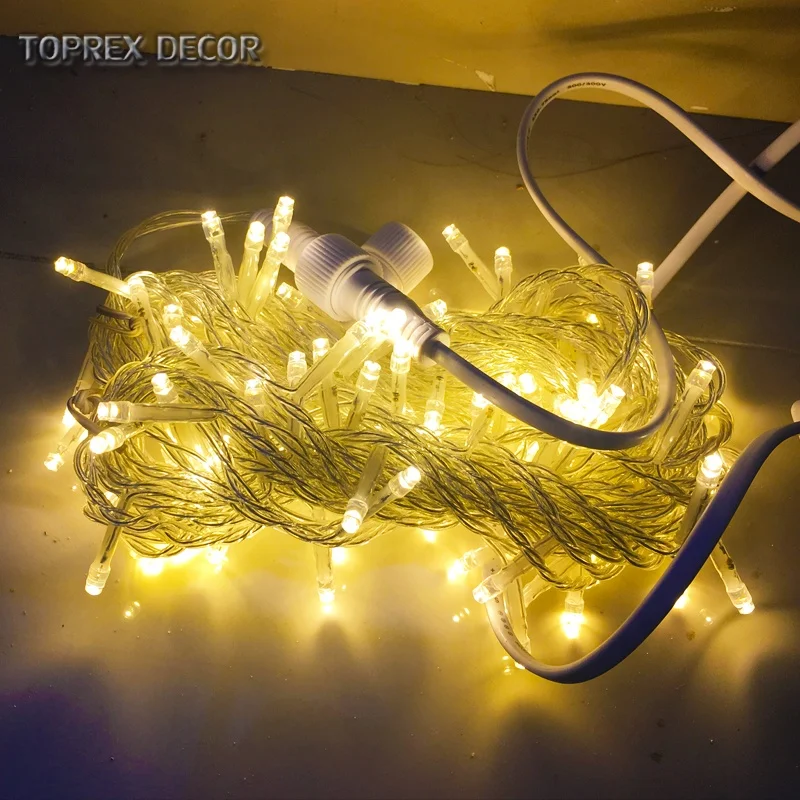 
Ready to ship factory outlet outdoor ramadan diwali decoration 10m 100 led christmas fairy string lights 