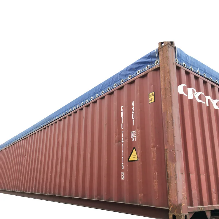 PVC Tarpaulin Roof Cover with 20ft & 40ft Open Top Container Tarpaulin