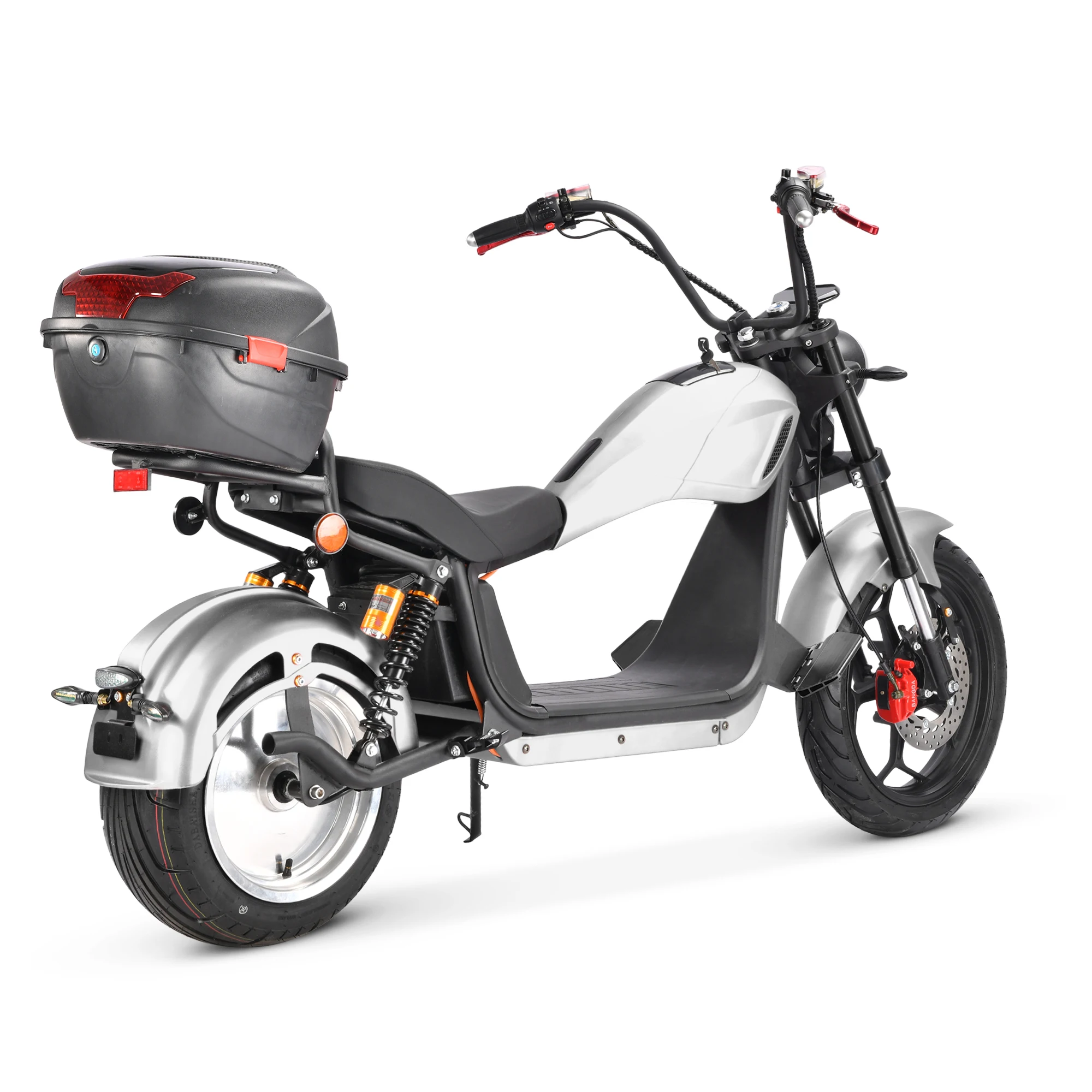 Amoto Hot sale products 2 Wheels 2000w 60v High Speed Fat Tire racing Electric Scooter Citycoco motorcycle adult