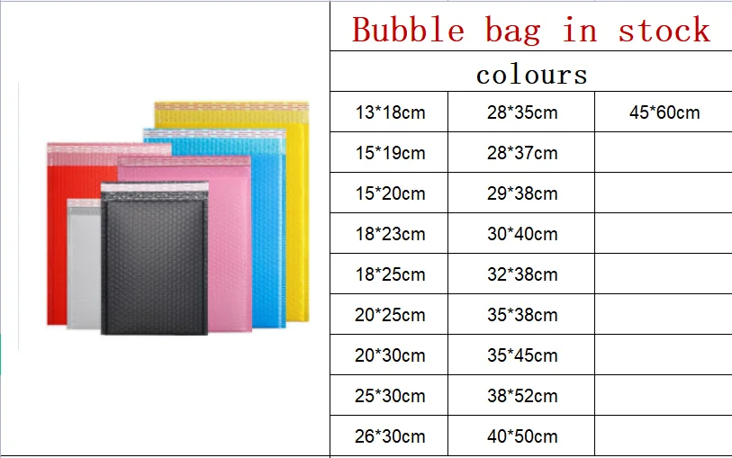 Wrap Plastic Air Tea Biodegradable Shipping Mailers Ziplock Custom Office Chair Protection Poly Bubble Bag.