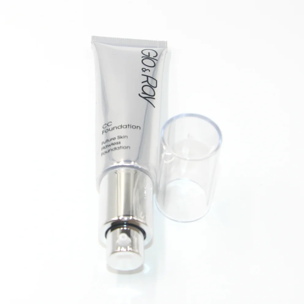 Professional 30ml cosmetic aluminum packaging tube BB cream  cosmetic foundation tube with airless pump for beauty