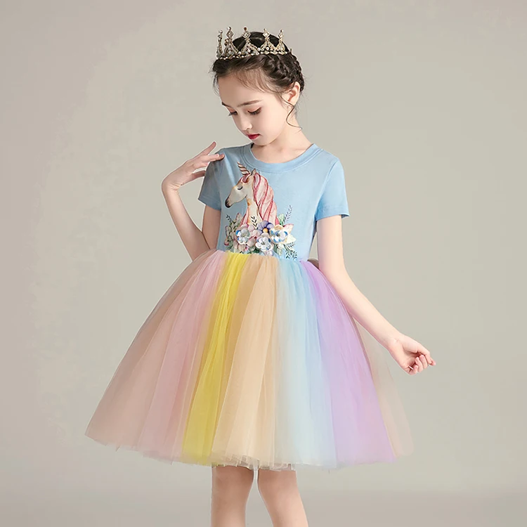 
high quality pleated ballet dance tulle layered tutu skirt for baby chair girl 