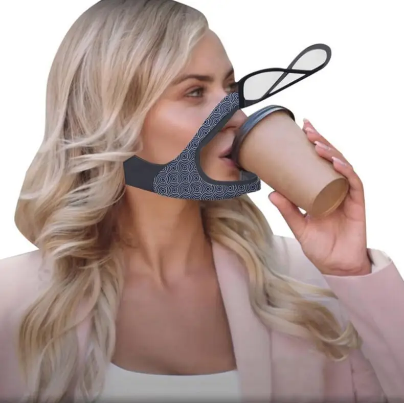 New Trend Daily Life Fashion Nose Mask Unisex Black Resuable Anti-dust Pollution Party Fashion Washable Fabric Face Mask