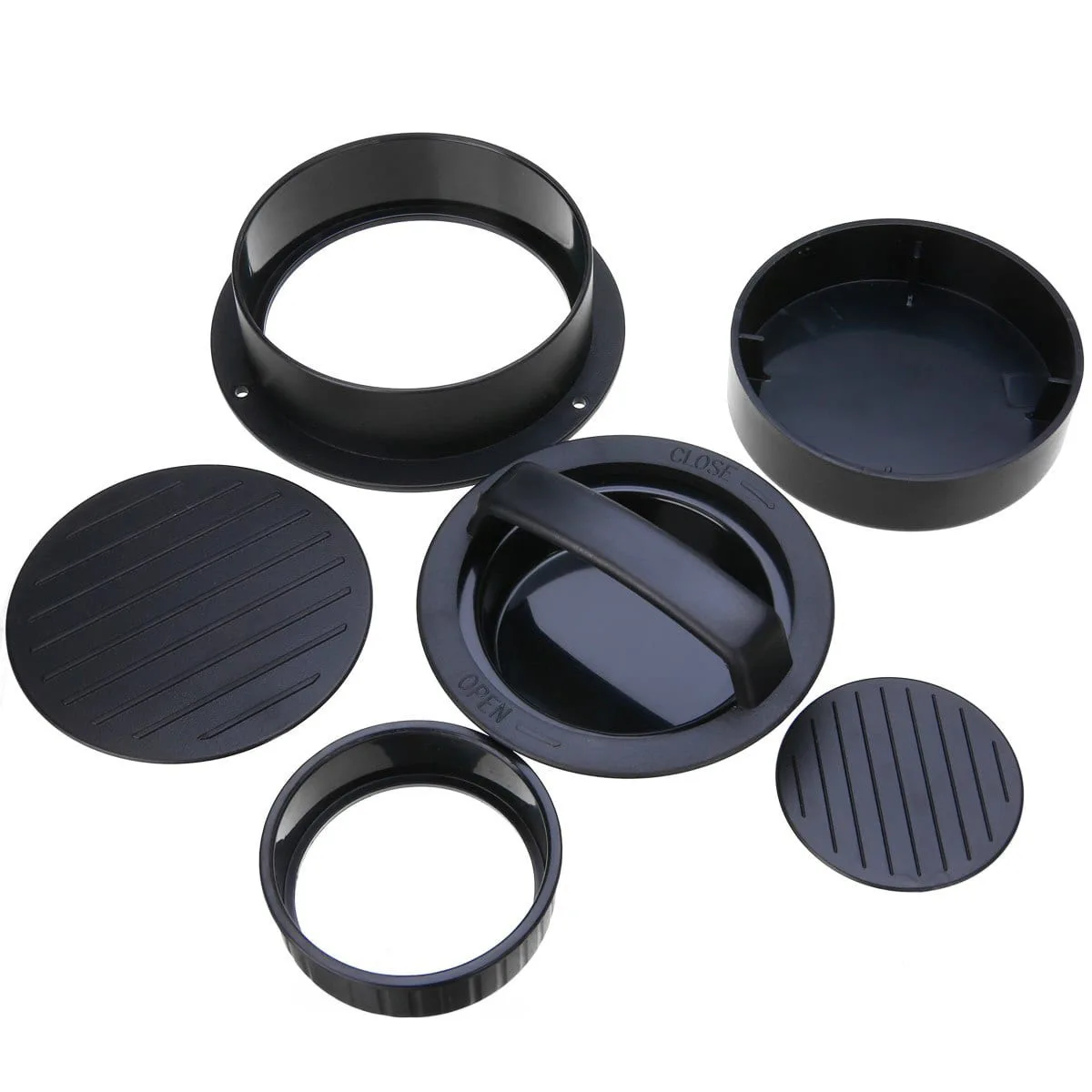 Инструменты для барбекю 3 в 1 пластиковая антипригарная ручная форма набивного мяса двойной пресс гамбургеров котлет