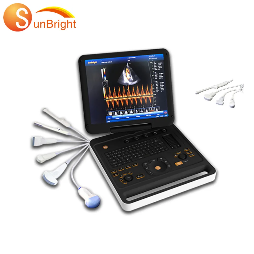 4D Medical ultrasound portable color doppler for Heart desease/echodoppler machine