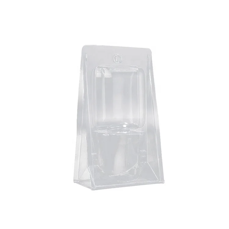 Custom Clear Plastic PET PVC Tri-fold Blister Packaging for Live Plants Flower Seedlings Flower Pots Transportation Box