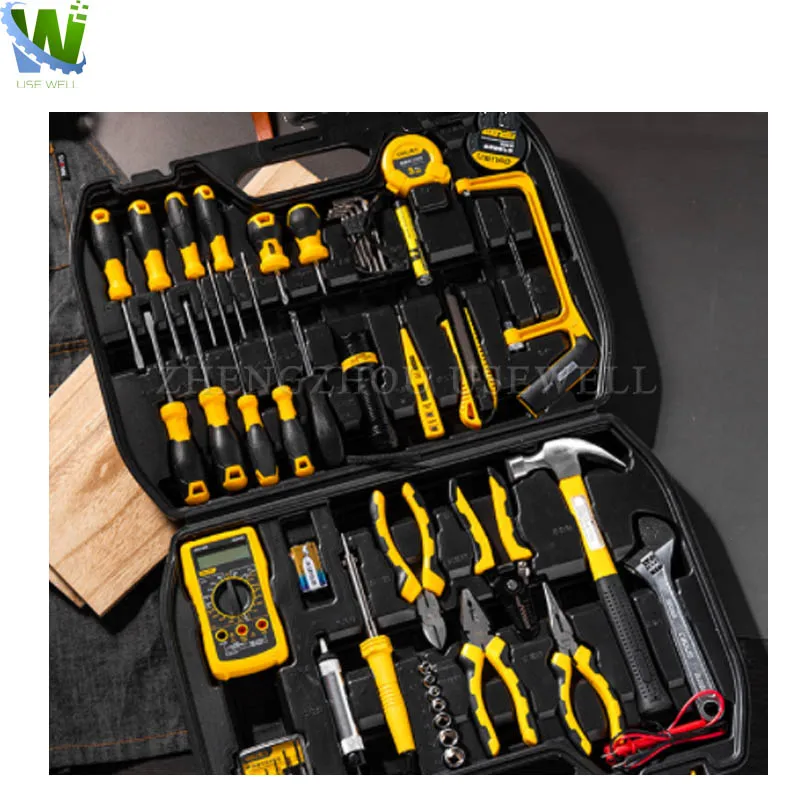 Electrical Power Engineering Maintenance Tools Sets Kit Electric Complete Drill Hand Tools Box for House and Electrical Work