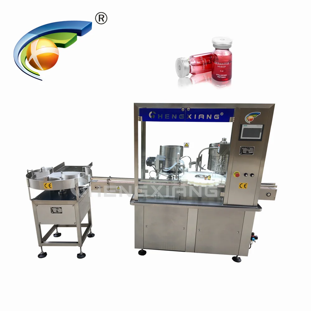 
Pharmaceutical grade small automatic glass penicillin bottle liquid oral vial filling sealing capping machine 
