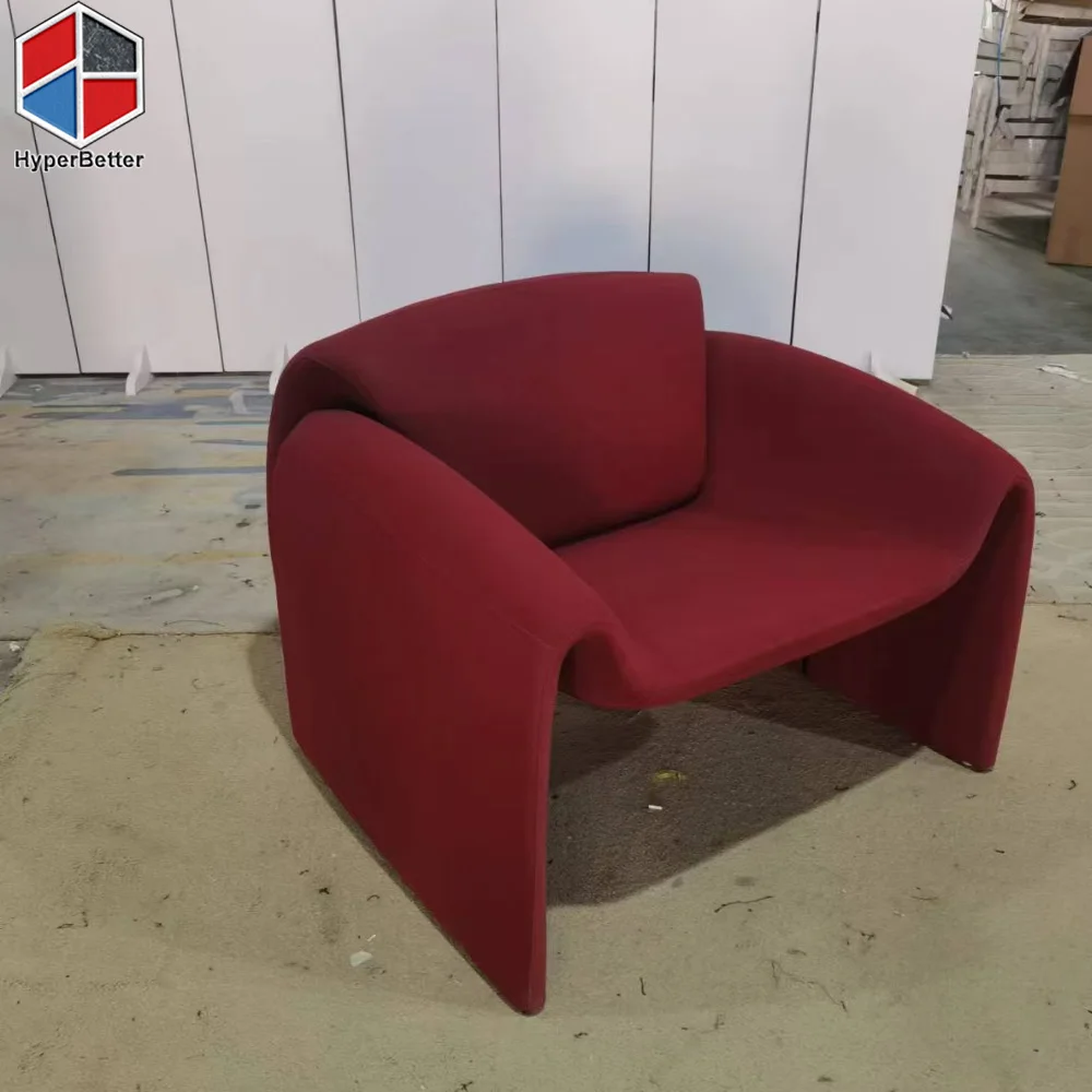 Burgundy velvet sofa chair livingroom sofa chairs