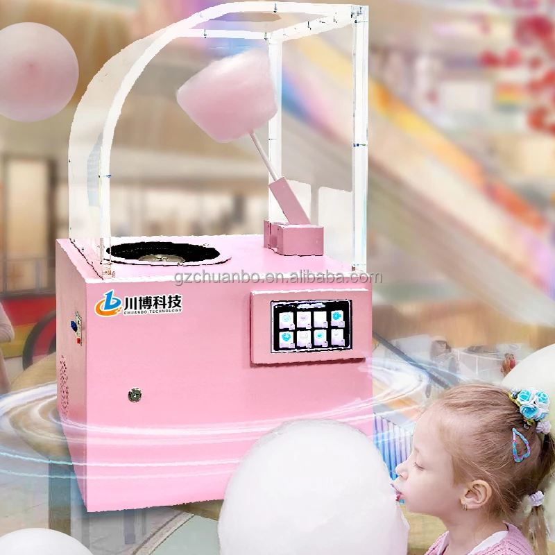 Electric Sugar Cotton Candy Machine /Semi-automatic cotton candy vending machine for sale