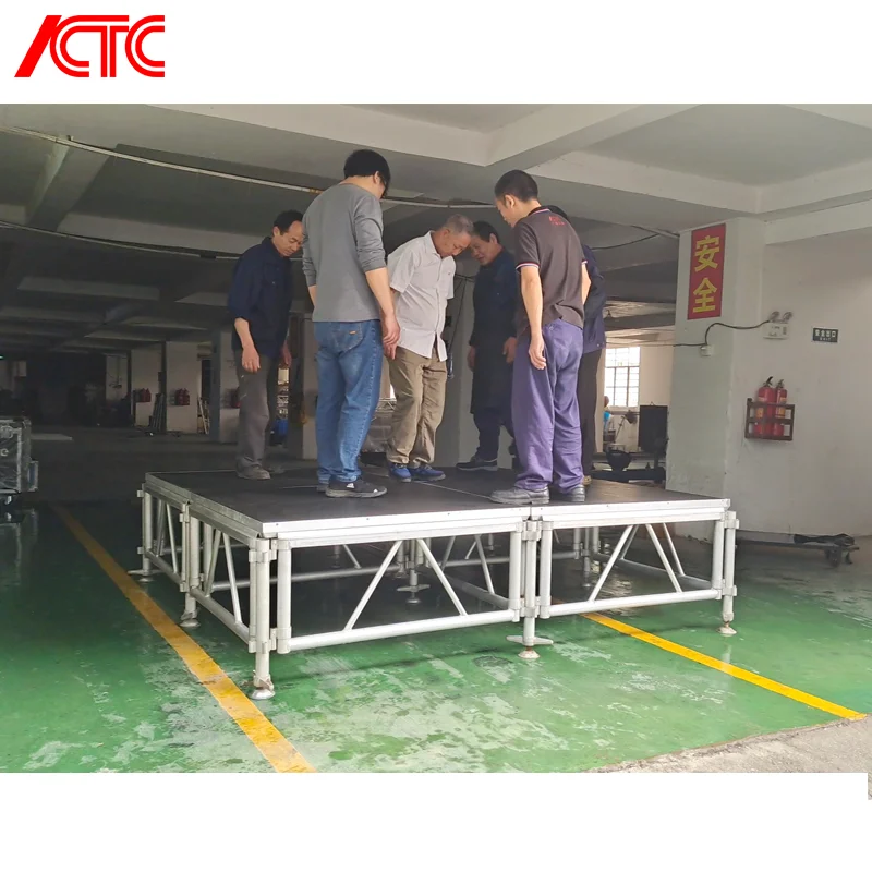 china Outdoor indoor easy install concert aluminum stage podium portable platform