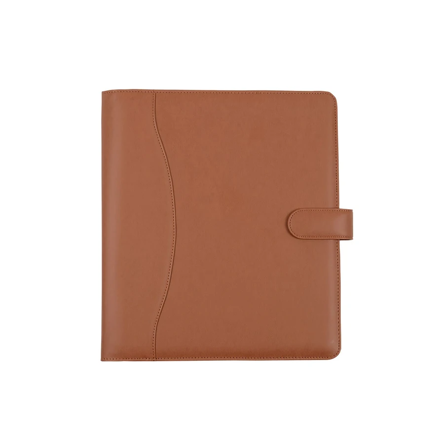 custom 3 hole ring binder loose leaf  file folder A4  leather
