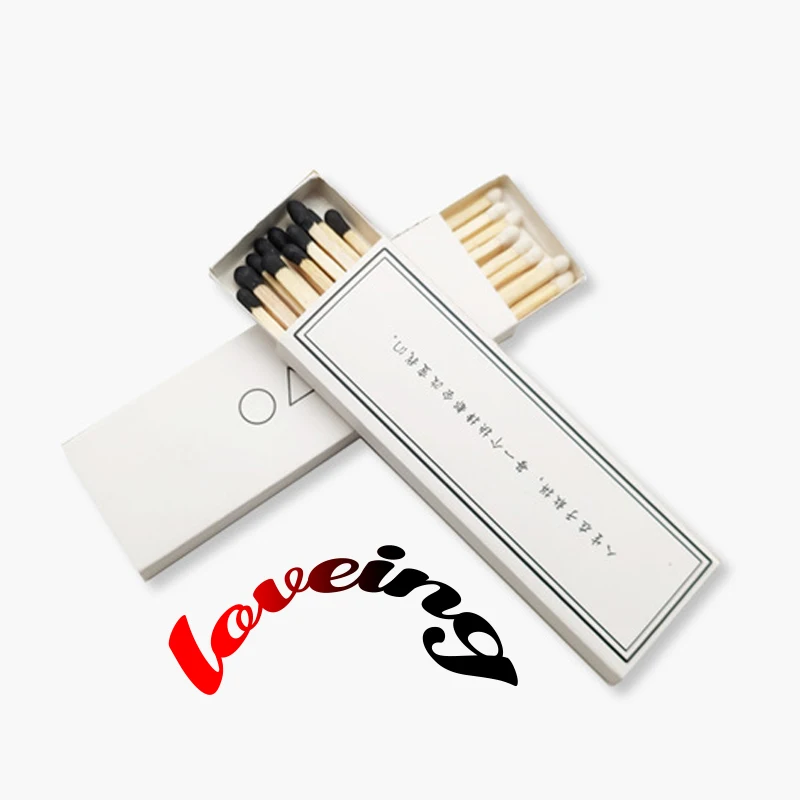 Processing and customizing a variety of advertising Match Hotel scented birthday candles Safe natural quality wood matchboxes