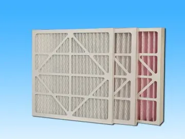 Huatai Air Filter Cardboard Frame Synthetic Fiber Foldaway Panel Filter