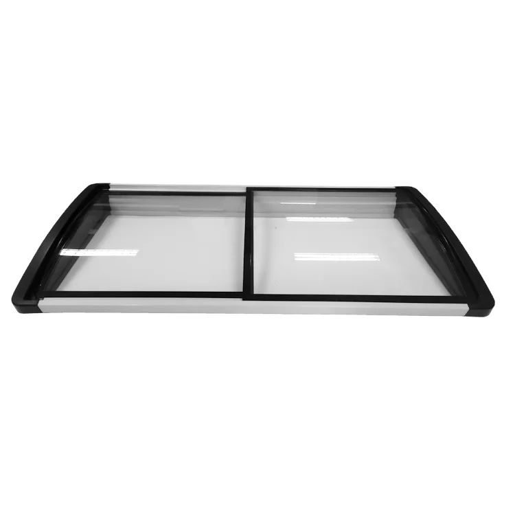 Factory direct selling freezer refrigerator accessories plug pvc profile and glass for ice cream freezer