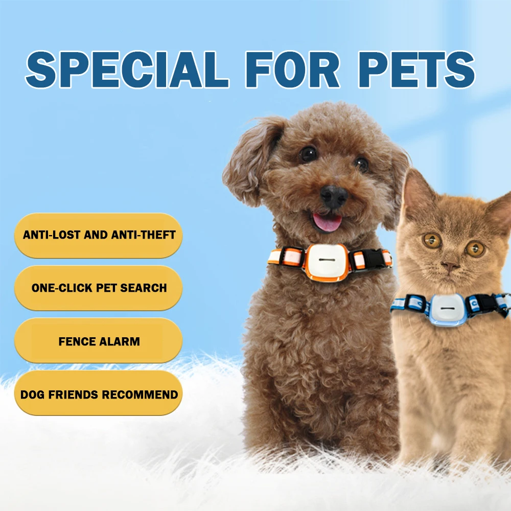 Customization Waterproof Pet Gps Tracker Collar Support Android Ios Pet Smart Tracker With Signal Locator