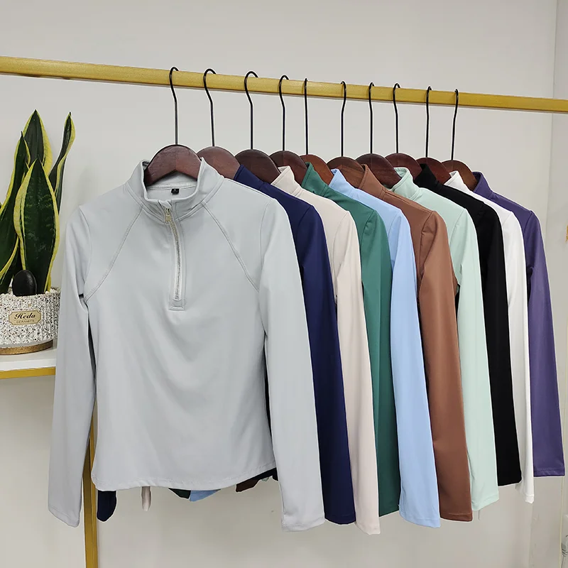 Custom Logo Women  Riding Blouses Long Sleeve Horse Riding Tops Female Equestrian Base Layer Shirt