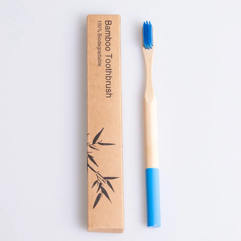 AIWO Free Sample Custom Wholesale Biodegradable Eco Friendly Soft Bamboo ToothBrush