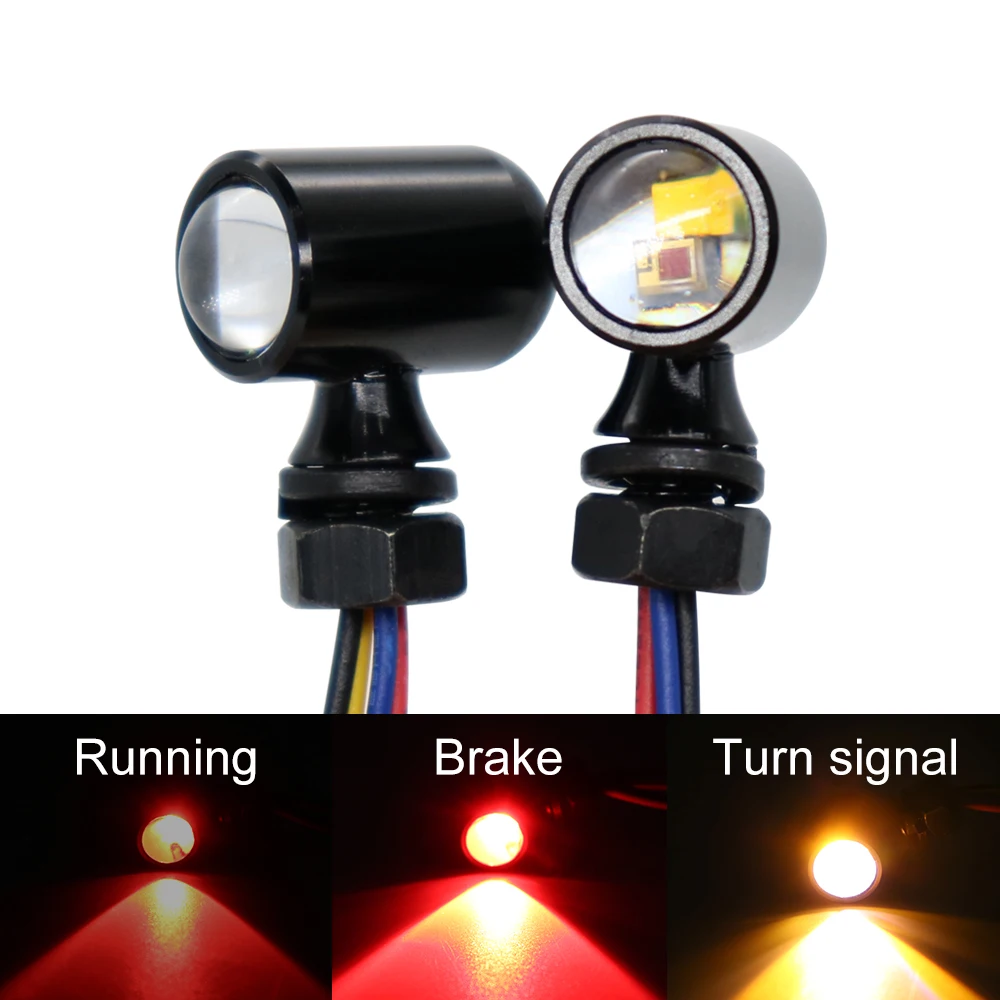 3 In 1 New Multifunction Blinker Led Brake Light Motorcycle Rear Turn Signal Tail Lights