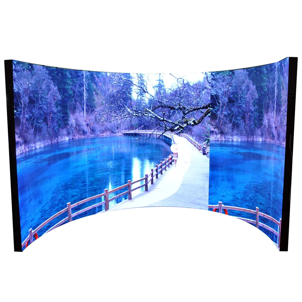 P1.5/p2/p2.5/p3/p4 indoor LED display outdoor LED arc display HD LED module shopping mall supermarket display