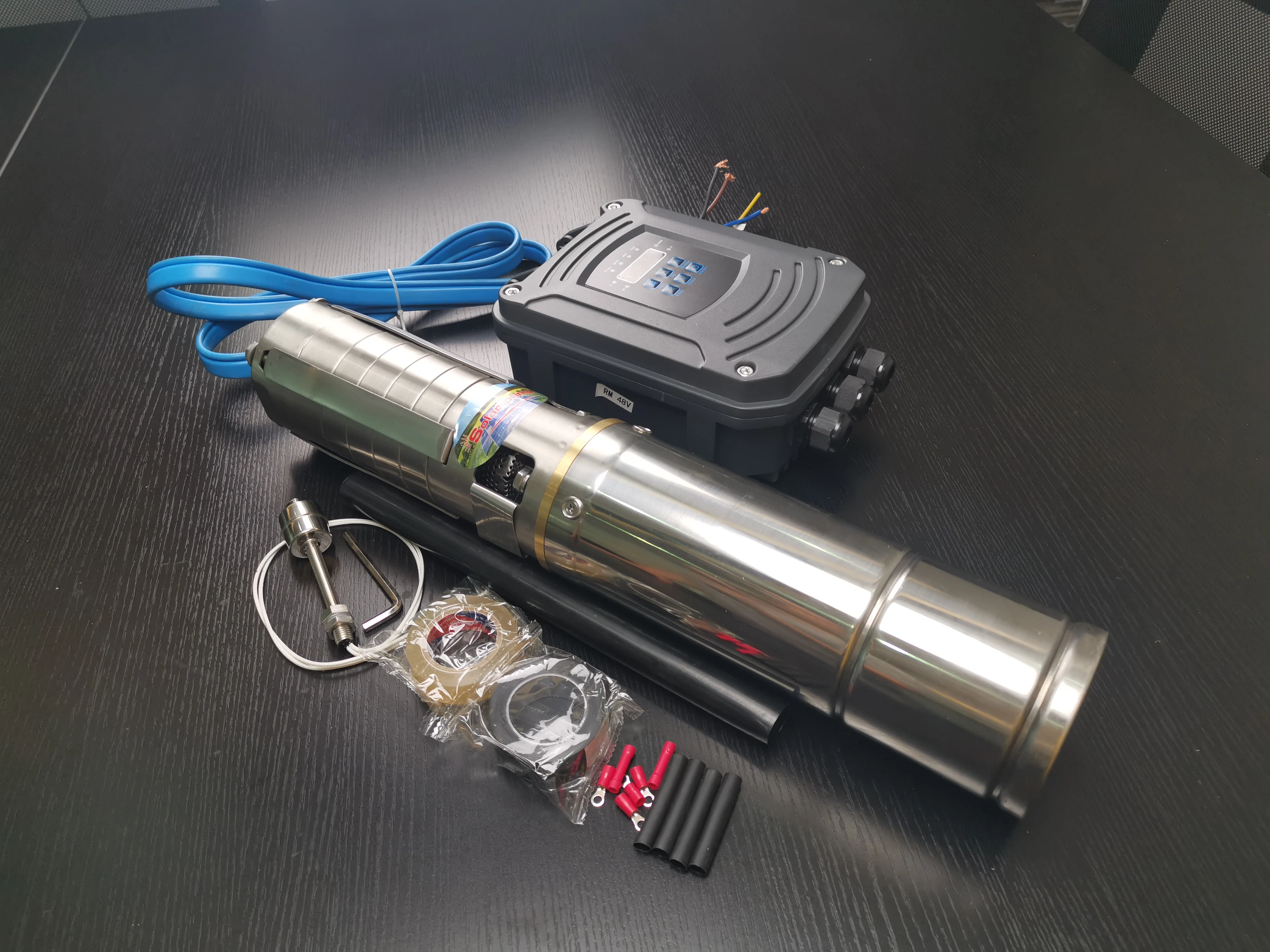 Kepeida 3inch 110m Head 110V DC Agriculture Irrigation Complete Kit Solar Submersible Deep Well Pump System With Solar Panel