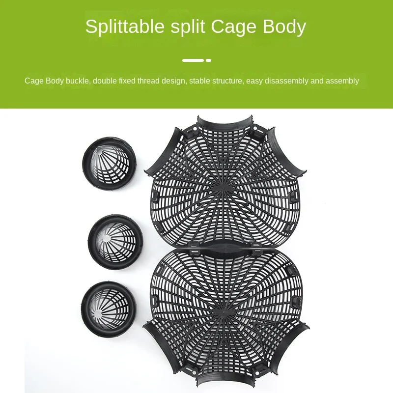 2022 New Wholesale Fishing cage Fish eel, loach and lobster crab Self-made inverted beard fishing cage artifact