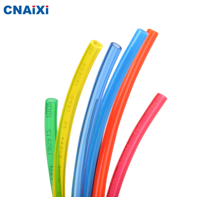 Пневматический мягкий шланг из полиуретана с красным, синим, черным прозрачным цветом