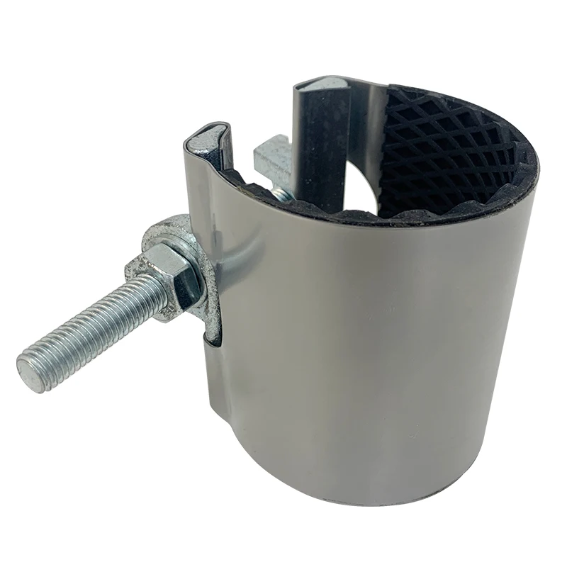 Wholesale Coupling Stainless Steel Hdpe Water Pipe Semi Circle Mini Type Repair Clamp