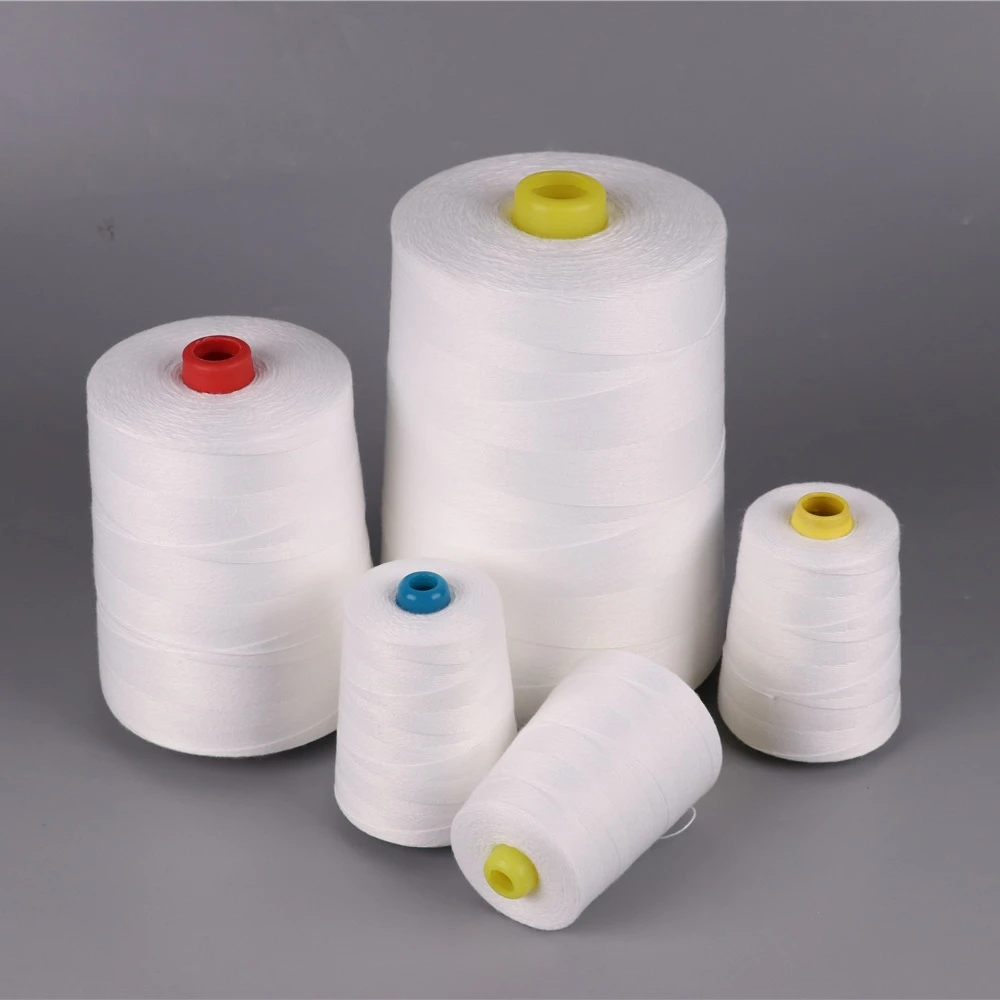 206 Spun Polyester Sewing Thread Add Silicone Oil Different Cone Thread  Sealing Bag Thread
