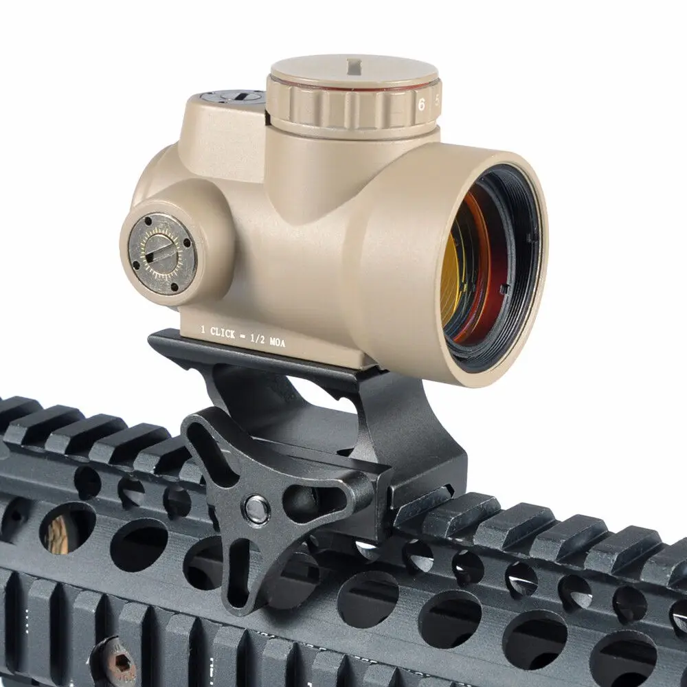 Funpowerland  Red Dot Sight Scope 1X25 MRO Style 2.0 MOA Adjustable Scope With Low/High Mount
