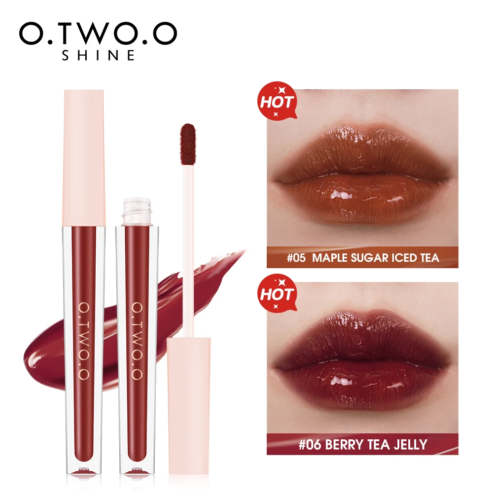 O.TWO.O Smooth Light Weight 3D Lip gloss High Pigment Long Lasting Lip Glaze