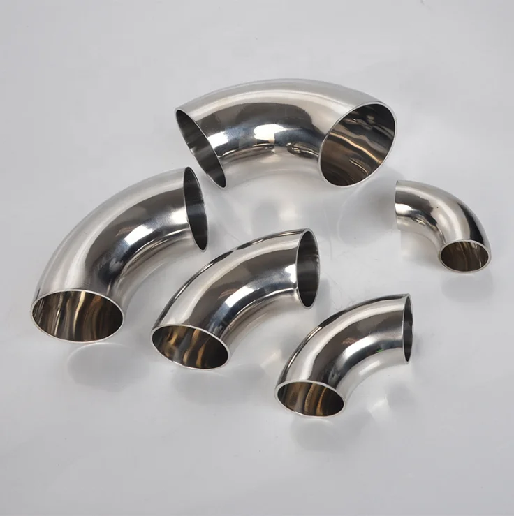 Stainless Steel Pipe bend, High Quality 90 Degree Elbow Short 3A SMS IDF BS Sanitary Pipe fitting