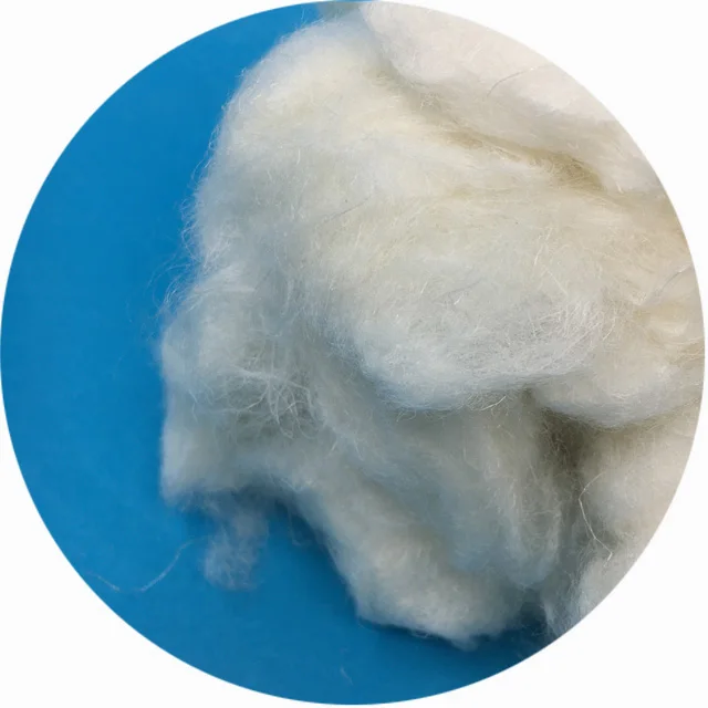 100% healthy 2800nm bleached hemp fiber natural spinning material