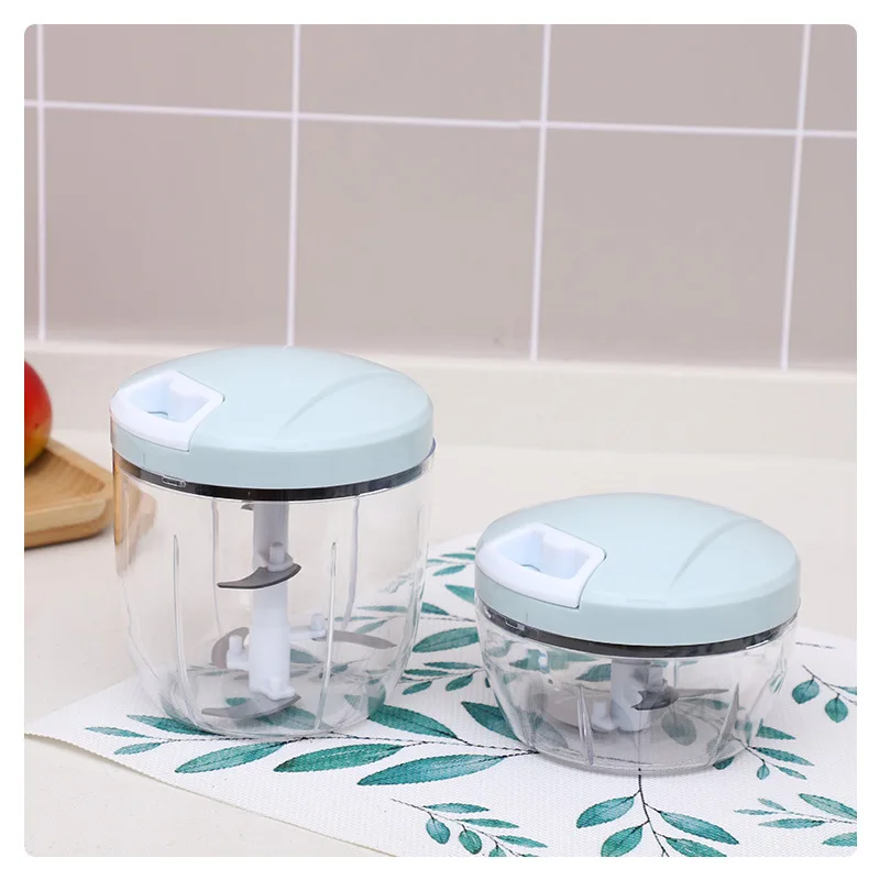 
Amazon Hot Sale Garlic Manual Mini Garlic Masher Small Hand-pulled Function Garlic Masher Vegetable Cutter Meat Cutter 