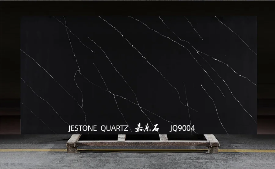 Environment-friendly Artificial Marble 3200*1600mm White Calacatta Quartz Slab For Countertop