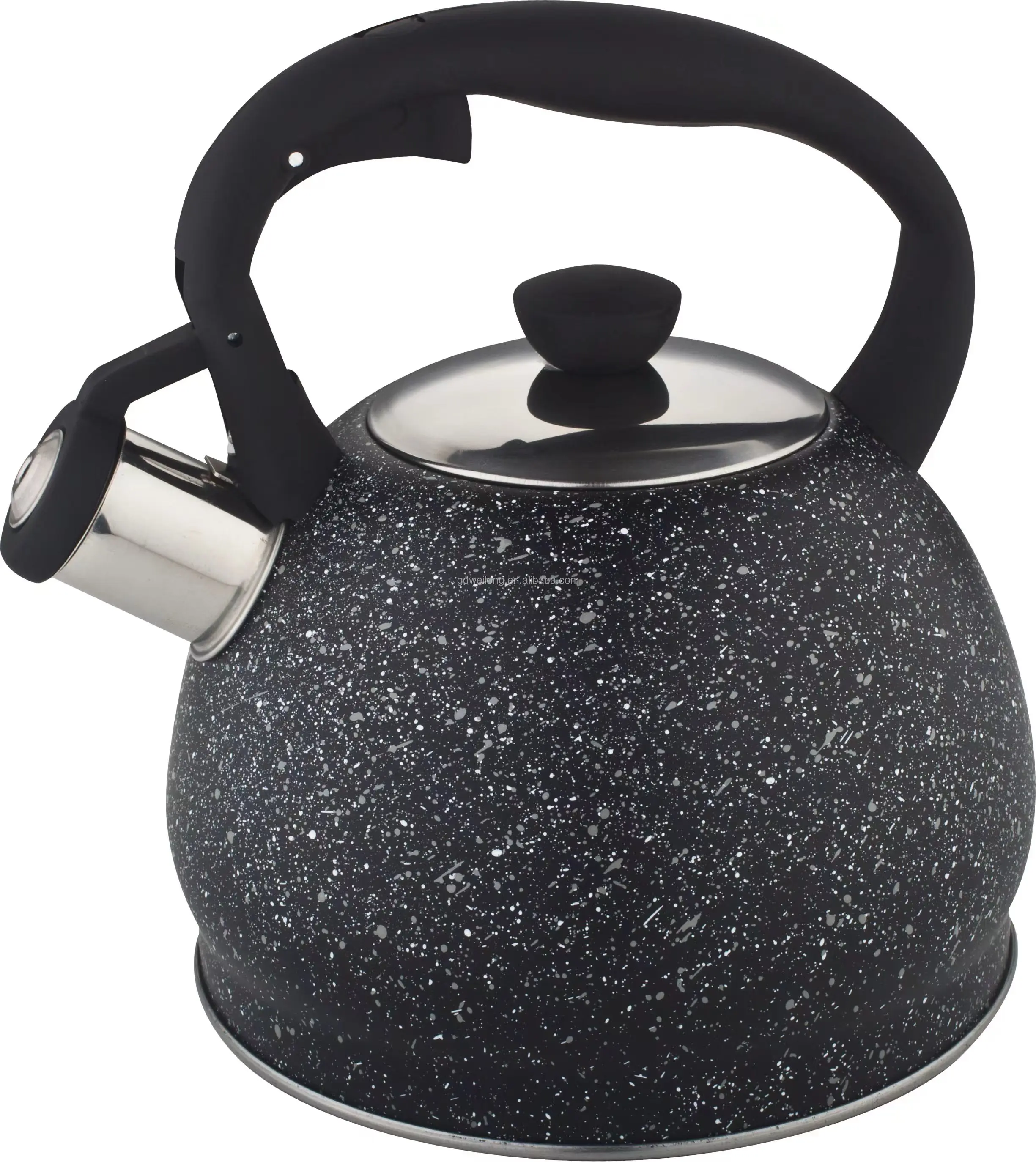 Whistling Tea Kettle Stainless Steel Water Tea Pot With Color Painting Kitchen Home Whistle Kettle