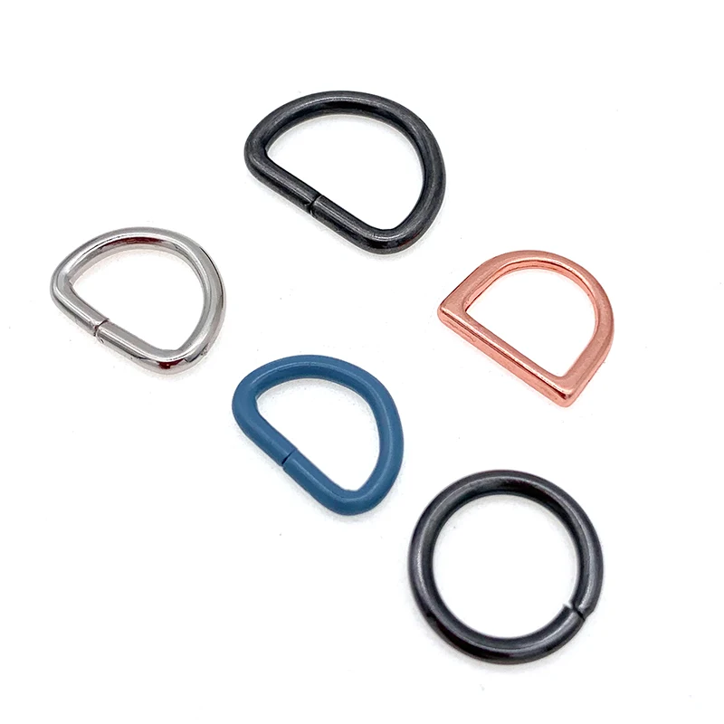 D-ring Bag Accessories D Ring Design Metal Zinc Alloy Square Metal New Rings for Plunger Hot Chamber Diecast Gooseneck 500pcs