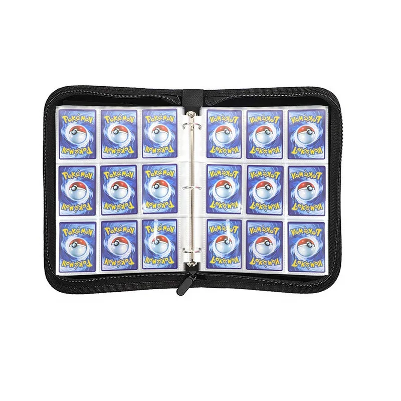 Star Card Wars Album Trading Card Book  Zipper  Binder Black Color 3 Hole Can putting 90 Cards