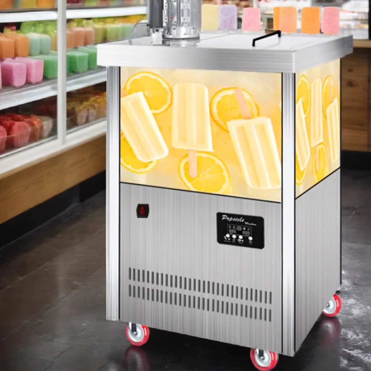 Icecream Semi Ice Cream Pop Stick Lolly Used Popsicle Molds Production Line Machine Automatical Industrial for South Africa Sale