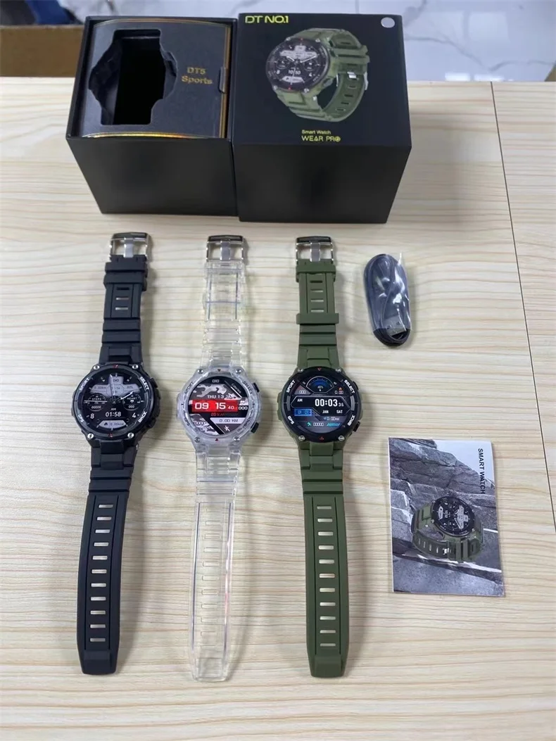 DT5 Sport Smartwatch IP67 Waterproof Wallpaper Heart Rate Blood Oxygen for Men Women Wear Pro Outdoor GPS DT NO.1 Smartwatch(6).jpg