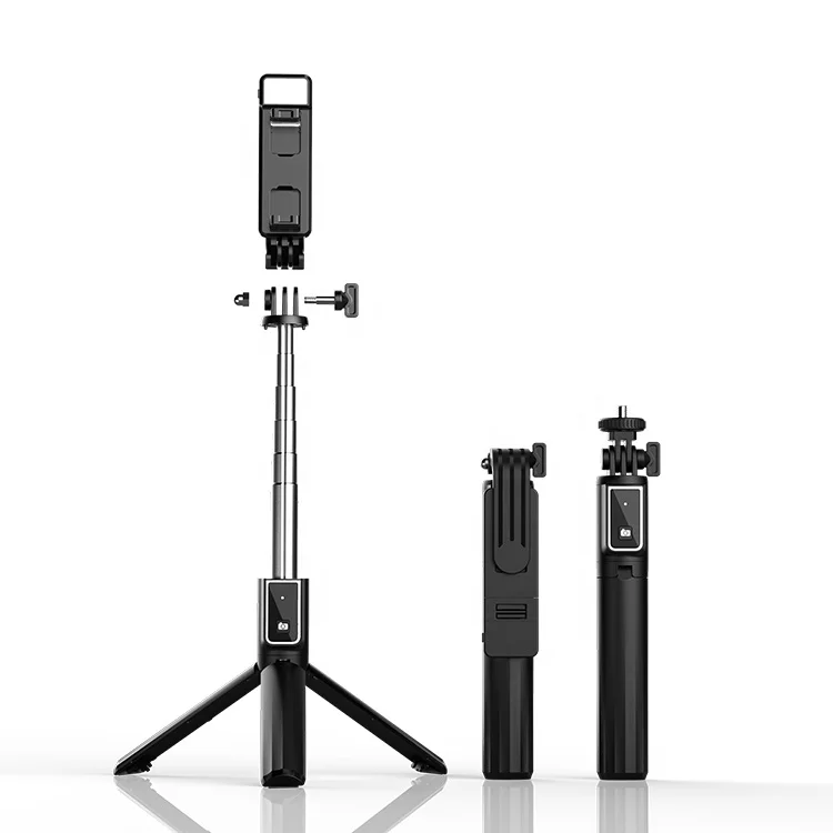 40S-1 single fill light wireless remote control integrated tripod silicone non-slip selfie stick