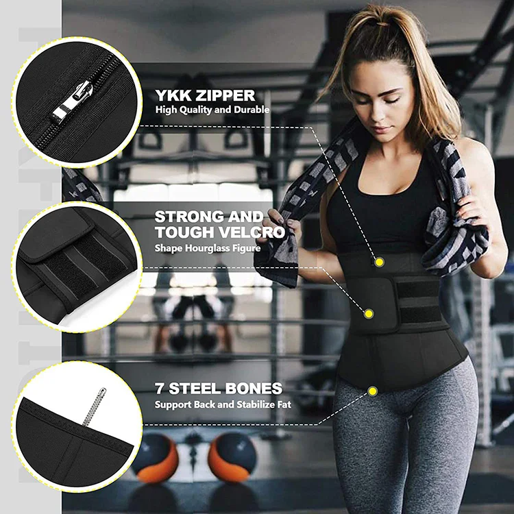 Wholesale Custom Logo Women Compression Latex Lose Weight Tummy Trimmer Waist Trainer Belt