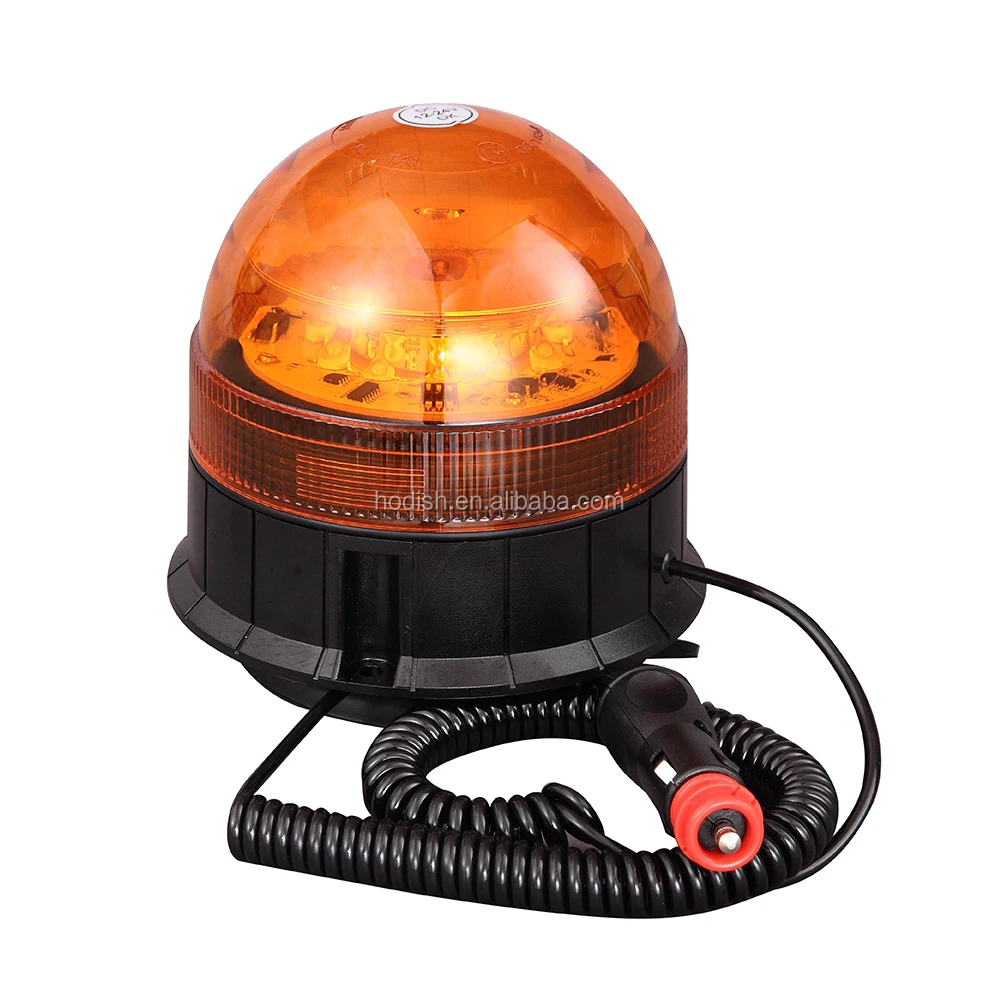 
LED Car Truck Emergency Lights, 12V 24V LED Flash Rotating Beacon with ECE R65 