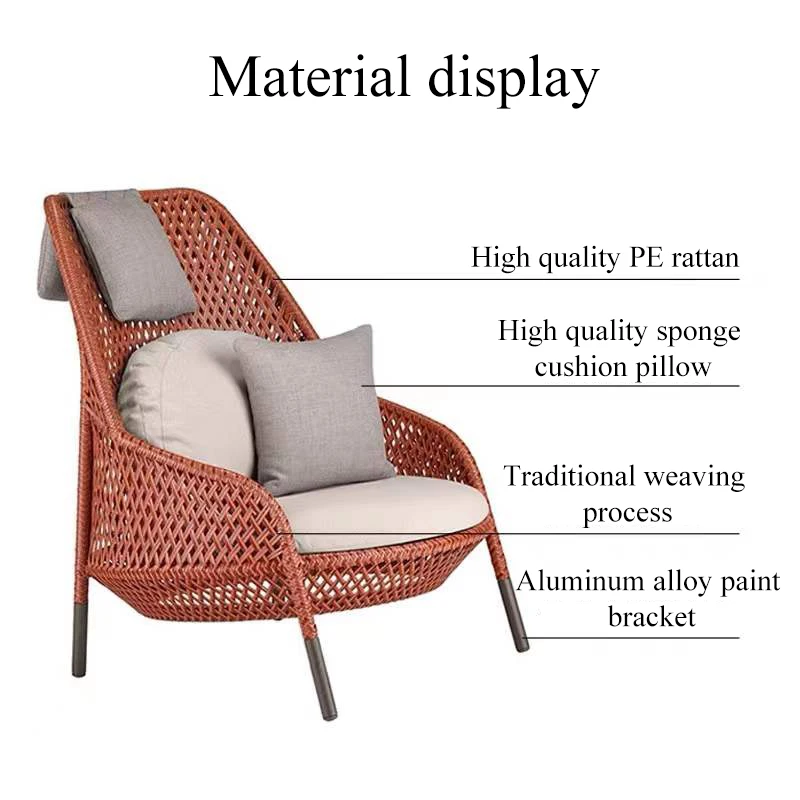 High-quality pools swimming furniture patio garden chairs courtyard leisure wicker sofa set outdoor