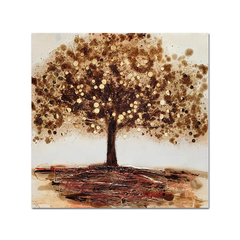 Art Painting Abstract Trees Hand Painted Oil Paint Wall Art Picture Tree of Life Painting Canvas Modern Home Decoration (1600177570639)