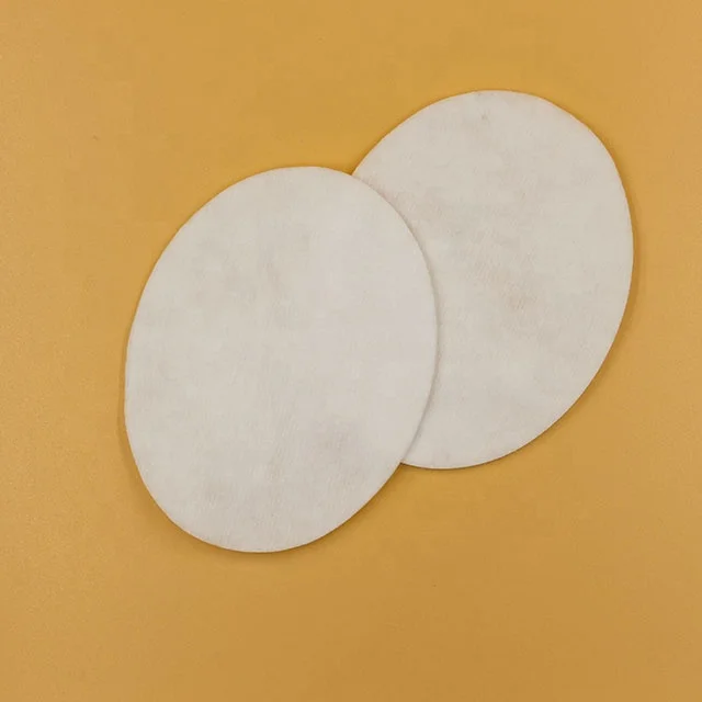 Oval Organic Cosmetic Cotton Pads Disposable facial Makeup Remover Pad White 100% cotton