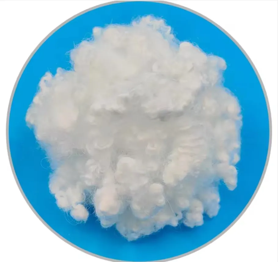 Hot sell and high quality Manufacture 15D X 64mm 100% Polyester Virgin HCS for Filling