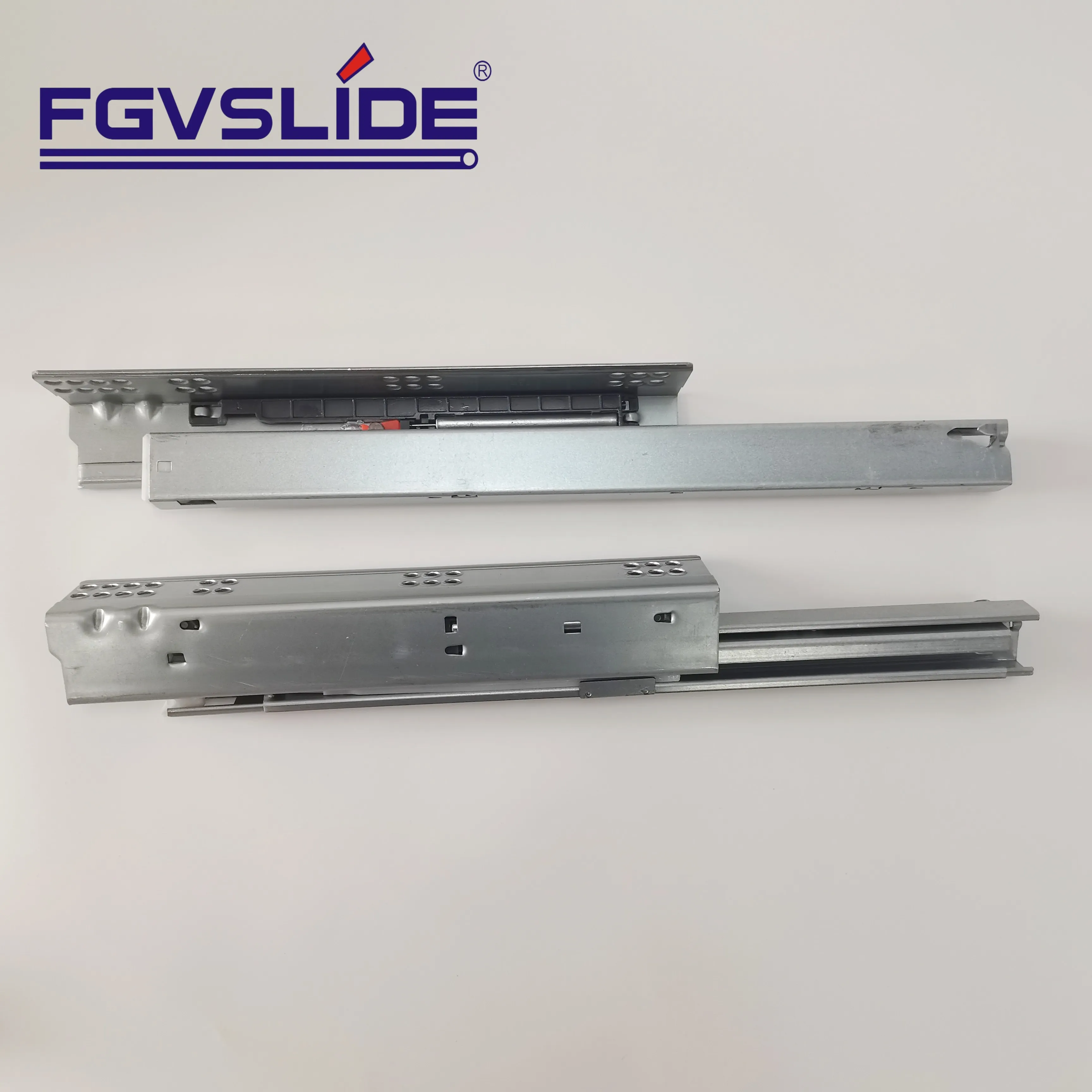 FGVSLIDE cabinet soft closing floor mount under drawer slides concealed slides with plastic lock