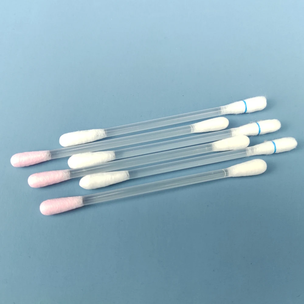 Disposable sterile liquid filled повидон-iodine disinfection cotton swab
