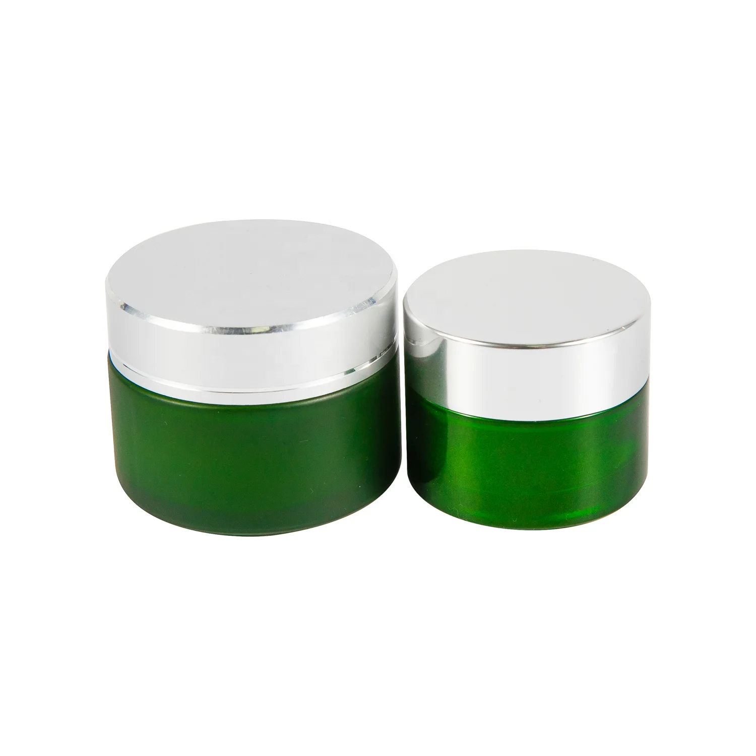 30g 1oz empty clear green black blue cream cosmetic glass jar in stock